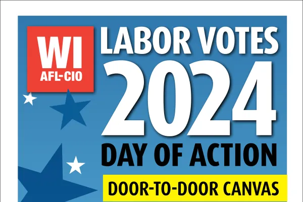 Graphic: day of action flyer