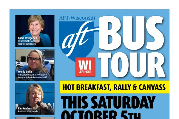 AFT bus tour flyer