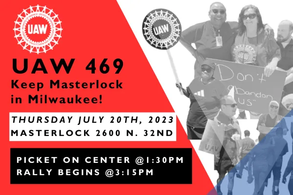 UAW Rally July 20 