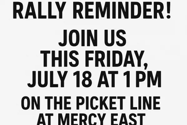 UAW 95 Rally Flyer