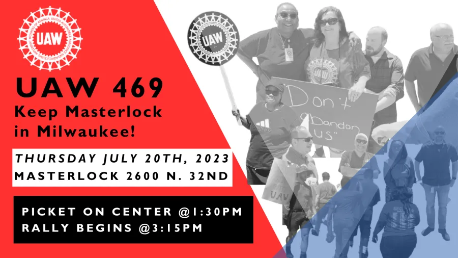 UAW Rally July 20 