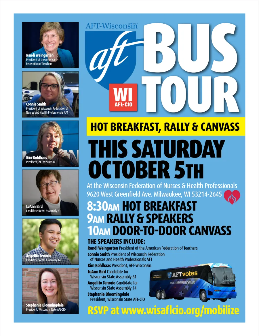 AFT bus tour flyer 