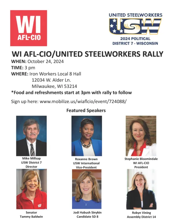 USW Rally Flyer